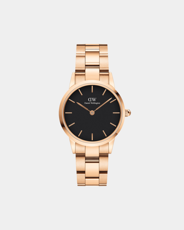 Iconic Link Rose Gold 28 – Black