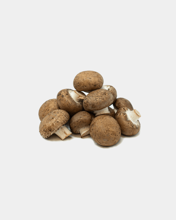 Whole Brown Mushrooms, 8 oz
