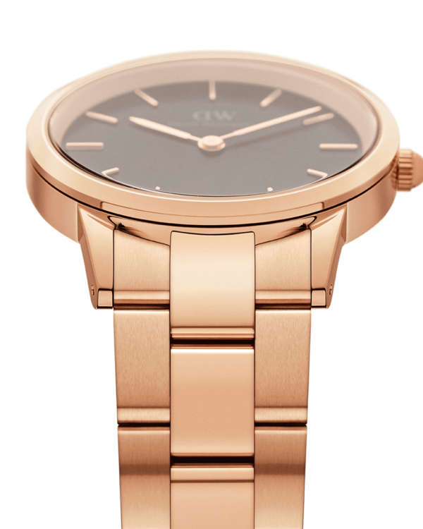 Iconic Link Rose Gold 28 – Black