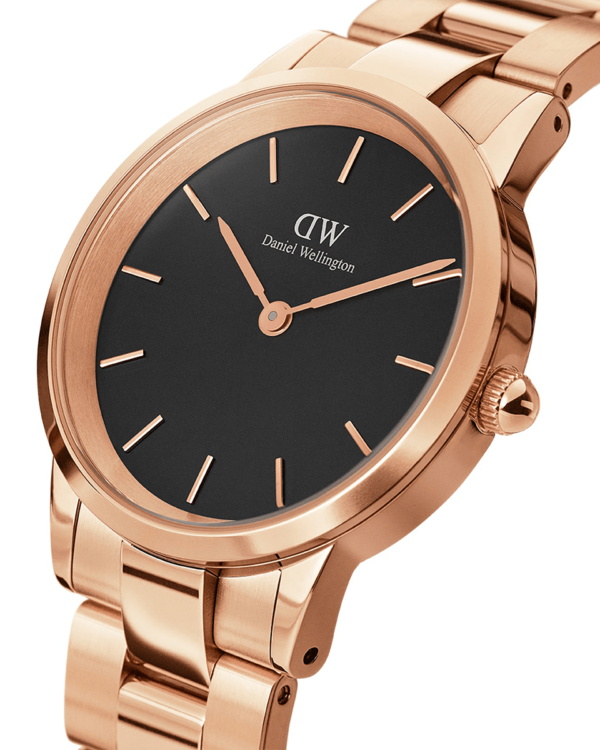 Iconic Link Rose Gold 28 – Black