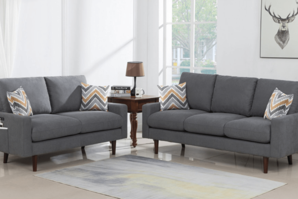 Mainstays Apartment Reversible Sectional, Multiple Colors